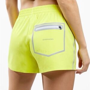 Outerknown NWT Active Agility Shorts in Electric Lime Yellow Green Size S